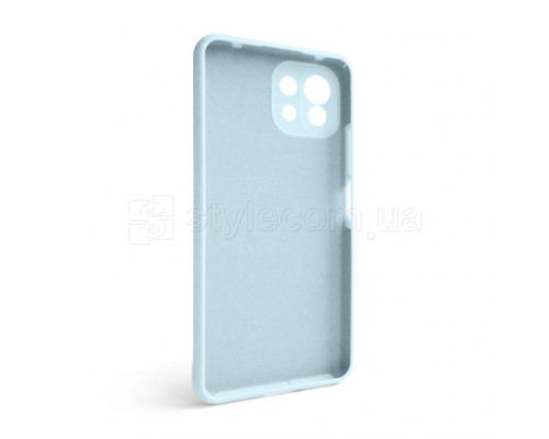 Чохол Full Silicone Case для Xiaomi Mi 11 Lite 4G light blue (05) (без логотипу)