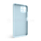 Чохол Full Silicone Case для Xiaomi Mi 11 Lite 4G light blue (05) (без логотипу)