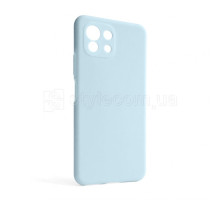 Чохол Full Silicone Case для Xiaomi Mi 11 Lite 4G light blue (05) (без логотипу)