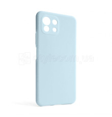 Чохол Full Silicone Case для Xiaomi Mi 11 Lite 4G light blue (05) (без логотипу)