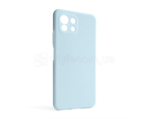 Чохол Full Silicone Case для Xiaomi Mi 11 Lite 4G light blue (05) (без логотипу)