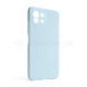 Чохол Full Silicone Case для Xiaomi Mi 11 Lite 4G light blue (05) (без логотипу)