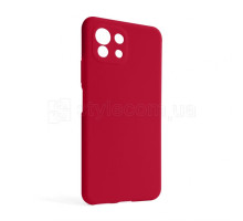 Чохол Full Silicone Case для Xiaomi Mi 11 Lite 4G rose red (42) (без логотипу)