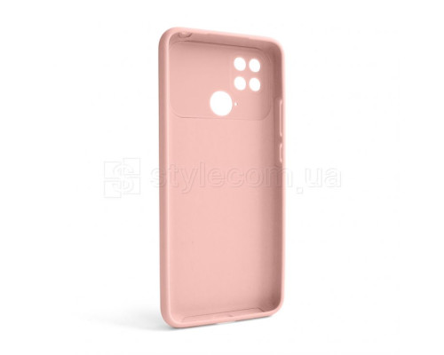 Чохол Full Silicone Case для Xiaomi Poco C40 light pink (12) (без логотипу)