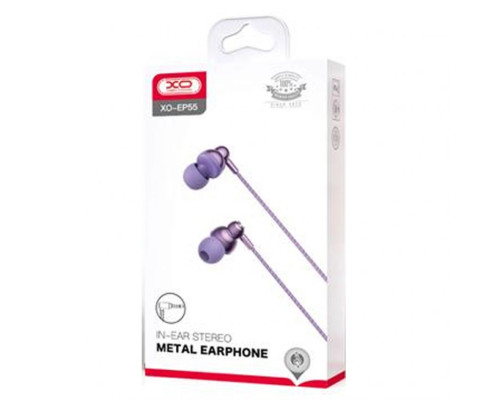 Навушники XO EP55 purple