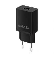 Мережевий зарядний пристрій (адаптер) WALKER WH-26 1USB / 2.1A black TPS-2710000252887