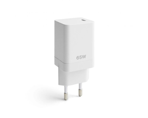 Мережевий зарядний пристрій (адаптер) WALKER WH-65 PD_65W / GaN Technology white