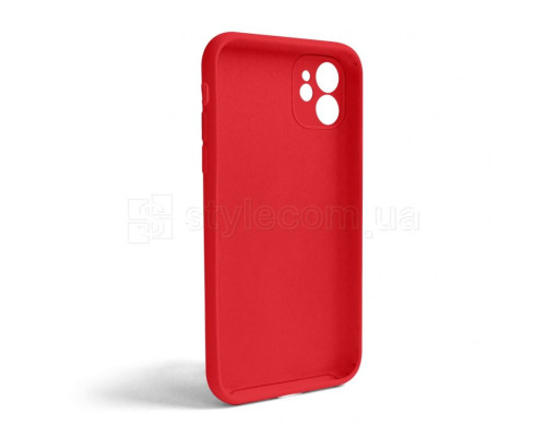 Чохол Full Silicone Case для Apple iPhone 11 red (14) закрита камера (без логотипу) TPS-2710000253877