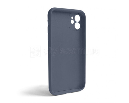 Чохол Full Silicone Case для Apple iPhone 11 lavender grey (28) закрита камера (без логотипу) TPS-2710000253754