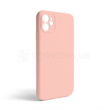 Чохол Full Silicone Case для Apple iPhone 11 light pink (12) закрита камера (без логотипу)