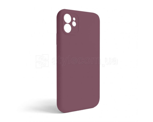 Чохол Full Silicone Case для Apple iPhone 11 maroon (42) закрита камера (без логотипу) TPS-2710000253808