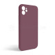 Чохол Full Silicone Case для Apple iPhone 11 maroon (42) закрита камера (без логотипу) TPS-2710000253808