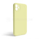 Чохол Full Silicone Case для Apple iPhone 11 mellow yellow (51) закрита камера (без логотипу) TPS-2710000253815