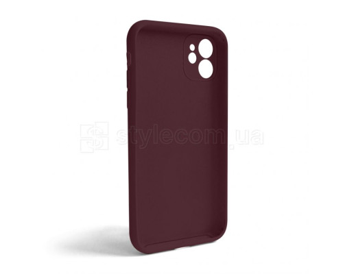 Чохол Full Silicone Case для Apple iPhone 11 plum (57) закрита камера (без логотипу) TPS-2710000253846