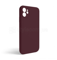 Чохол Full Silicone Case для Apple iPhone 11 plum (57) закрита камера (без логотипу) TPS-2710000253846