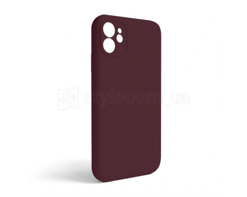 Чохол Full Silicone Case для Apple iPhone 11 plum (57) закрита камера (без логотипу) TPS-2710000253846