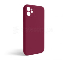 Чохол Full Silicone Case для Apple iPhone 11 rose red (37) закрита камера (без логотипу) TPS-2710000253853