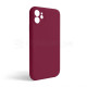 Чохол Full Silicone Case для Apple iPhone 11 rose red (37) закрита камера (без логотипу) TPS-2710000253853