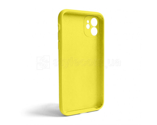 Чохол Full Silicone Case для Apple iPhone 11 canary yellow (50) закрита камера (без логотипу) TPS-2710000253488