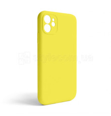 Чохол Full Silicone Case для Apple iPhone 11 canary yellow (50) закрита камера (без логотипу) TPS-2710000253488