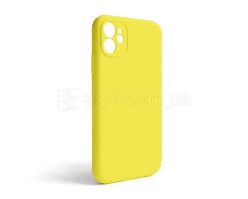 Чохол Full Silicone Case для Apple iPhone 11 canary yellow (50) закрита камера (без логотипу) TPS-2710000253488