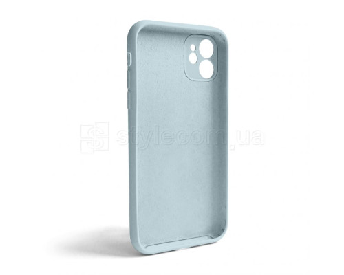 Чохол Full Silicone Case для Apple iPhone 11 sky blue (58) закрита камера (без логотипу) TPS-2710000253495