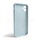 Чохол Full Silicone Case для Apple iPhone 11 sky blue (58) закрита камера (без логотипу) TPS-2710000253495