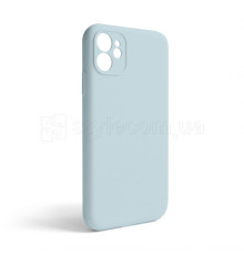 Чохол Full Silicone Case для Apple iPhone 11 sky blue (58) закрита камера (без логотипу)