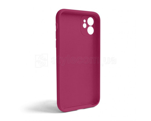 Чохол Full Silicone Case для Apple iPhone 11 pomegranate (59) закрита камера (без логотипу) TPS-2710000253501