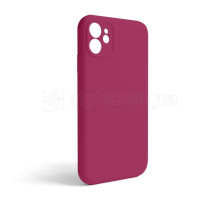 Чохол Full Silicone Case для Apple iPhone 11 pomegranate (59) закрита камера (без логотипу) TPS-2710000253501