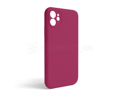 Чохол Full Silicone Case для Apple iPhone 11 pomegranate (59) закрита камера (без логотипу) TPS-2710000253501