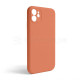 Чохол Full Silicone Case для Apple iPhone 11 new peach (66) закрита камера (без логотипу) TPS-2710000253570