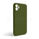 Чохол Full Silicone Case для Apple iPhone 11 army green (45) закрита камера (без логотипу) TPS-2710000253624