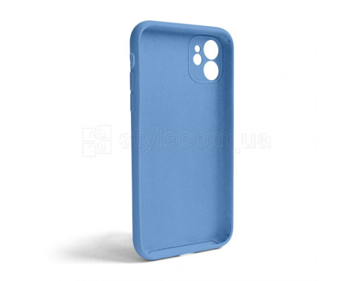 Чохол Full Silicone Case для Apple iPhone 11 cornflower (53) закрита камера (без логотипу) TPS-2710000253662