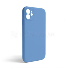 Чохол Full Silicone Case для Apple iPhone 11 cornflower (53) закрита камера (без логотипу) TPS-2710000253662