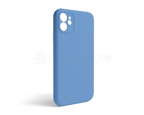 Чохол Full Silicone Case для Apple iPhone 11 cornflower (53) закрита камера (без логотипу) TPS-2710000253662