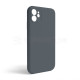 Чохол Full Silicone Case для Apple iPhone 11 dark grey (15) закрита камера (без логотипу) TPS-2710000253693