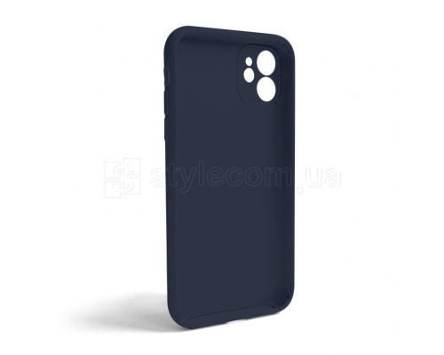 Чохол Full Silicone Case для Apple iPhone 11 dark blue (08) закрита камера (без логотипу) TPS-2710000253686