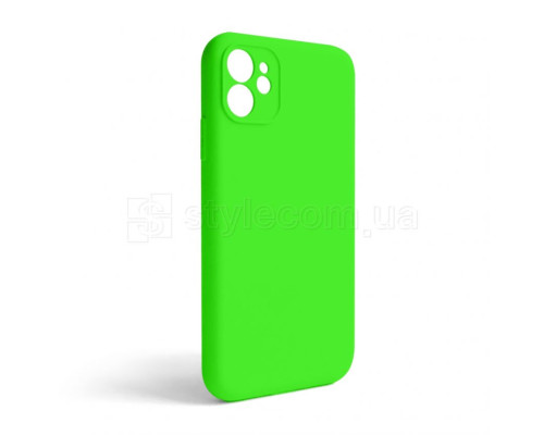 Чохол Full Silicone Case для Apple iPhone 11 shiny green (40) закрита камера (без логотипу) TPS-2710000253907