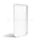 Full Silicone Case iPhone 11 (09) white закрытая камера (без логотипа)