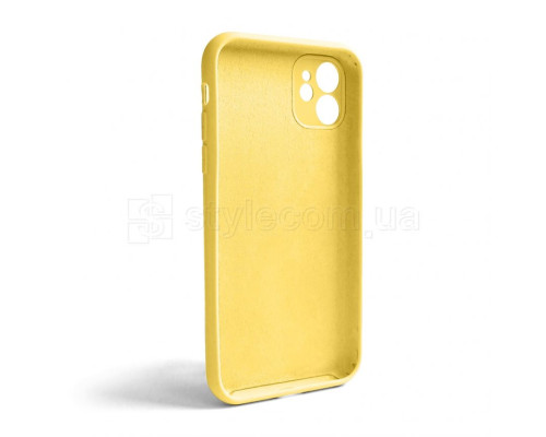 Чохол Full Silicone Case для Apple iPhone 11 yellow (04) закрита камера (без логотипу) TPS-2710000253938