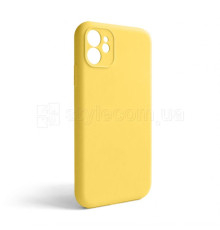 Чохол Full Silicone Case для Apple iPhone 11 yellow (04) закрита камера (без логотипу)