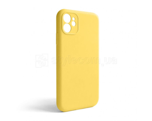 Чохол Full Silicone Case для Apple iPhone 11 yellow (04) закрита камера (без логотипу) TPS-2710000253938