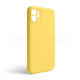 Чохол Full Silicone Case для Apple iPhone 11 yellow (04) закрита камера (без логотипу) TPS-2710000253938