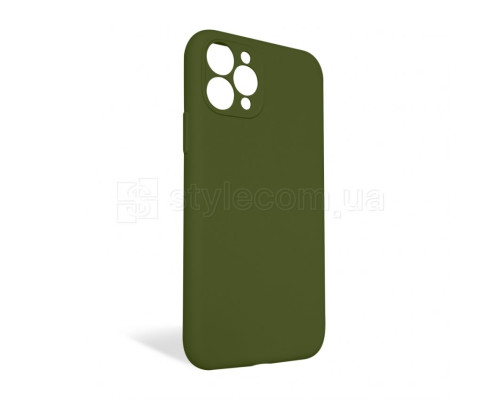 Чохол Full Silicone Case для Apple iPhone 11 Pro army green (45) закрита камера (без логотипу) TPS-2710000254089