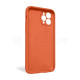 Чохол Full Silicone Case для Apple iPhone 11 Pro apricot (02) закрита камера (без логотипу) TPS-2710000254072