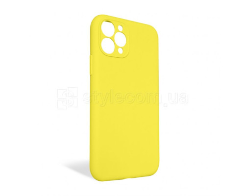 Чохол Full Silicone Case для Apple iPhone 11 Pro canary yellow (50) закрита камера (без логотипу) TPS-2710000253945