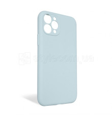 Чохол Full Silicone Case для Apple iPhone 11 Pro sky blue (58) закрита камера (без логотипу)