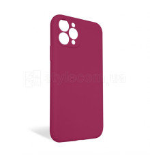 Чохол Full Silicone Case для Apple iPhone 11 Pro pomegranate (59) закрита камера (без логотипу)