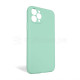 Чохол Full Silicone Case для Apple iPhone 11 Pro new blue (67) закрита камера (без логотипу)